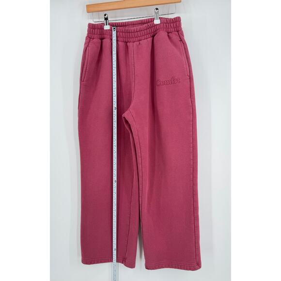 Comfrt Set Berry Minimalist L Hoodie Sweatpants Aesthetic Weighted Loungewear - Picture 7 of 12